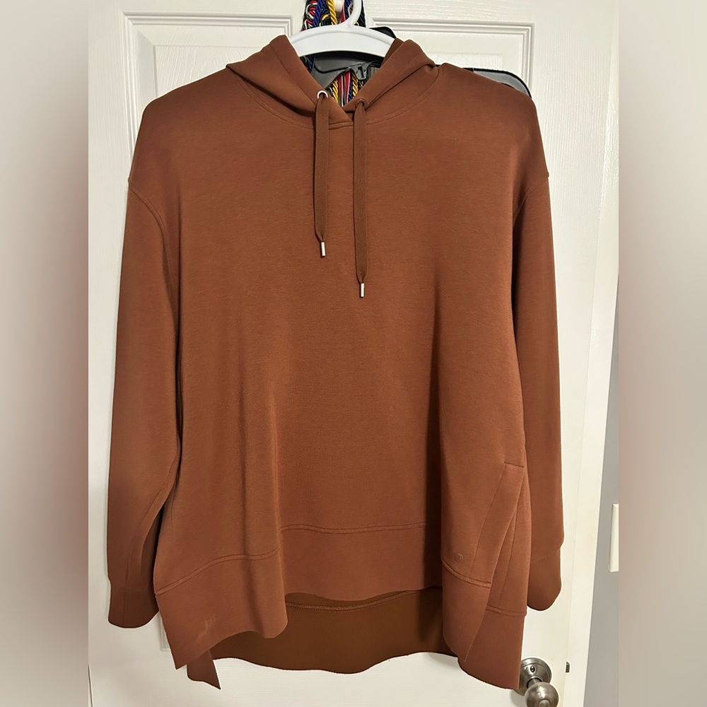 CALIA by Carrie Underwood Brown Scuba Hoodie